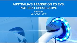 Webinar: Australia's transition to electric vehicles Webinar: Australia's transition to electric vehicles