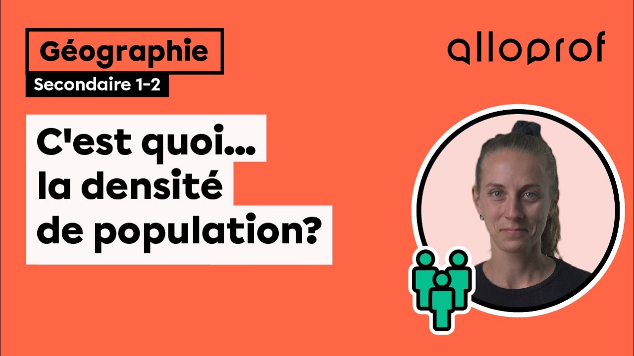 C’est quoi… la densité de population?
