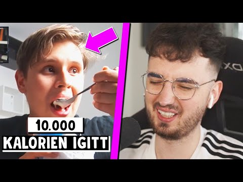 Marcel reagiert auf 10.000 Kalorien Challenge (sogar mir vergeht der Appetit)🤢