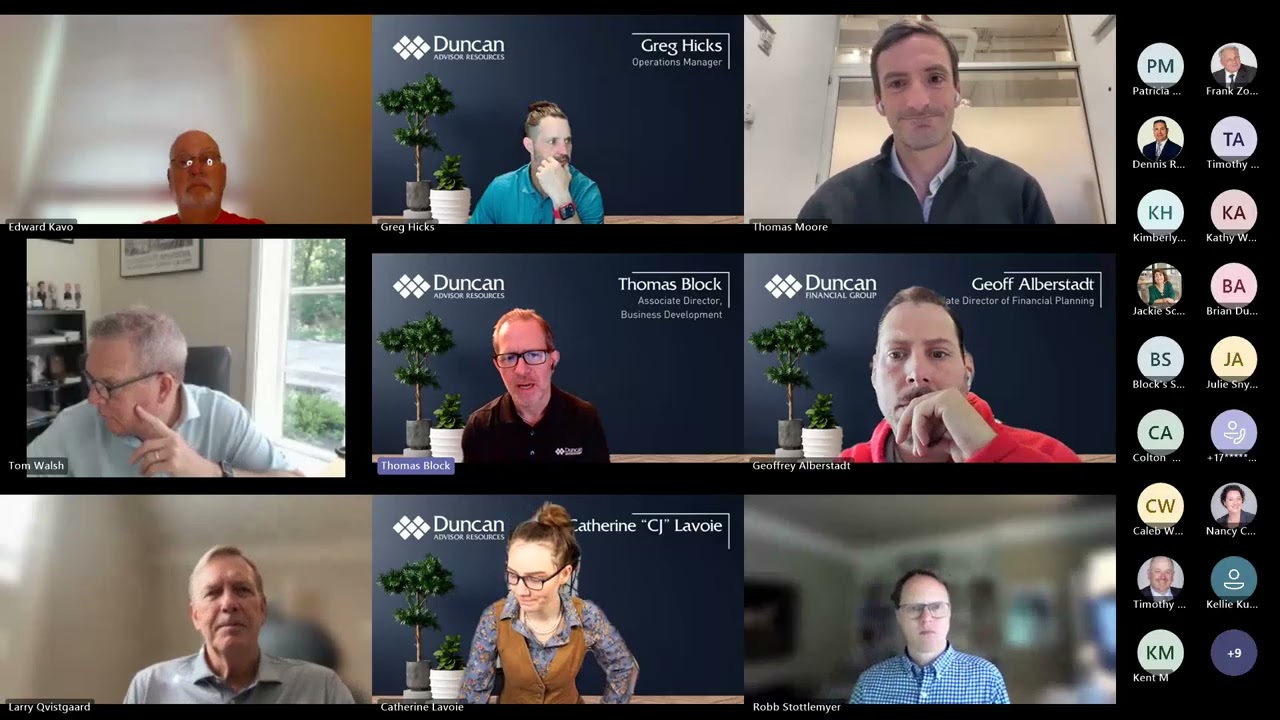 05/27/26 Compliance: DocuSign Transition, Innovate: Compliance Hot Topics; Business: New Quarterly AI Practice Management Connections Call, DWA Investment Options Update; Presentation: Betterment Pt 2 with Thomas