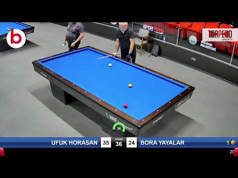 UFUK HORASAN & BORA YAYALAR Bilardo Maçı - 2022 ERKEKLER 1.ETAP-9.TUR