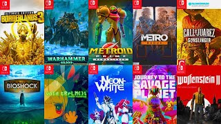 Top 20 Best FPS & SHOOTING Games on NINTENDO SWITCH You Should Play !