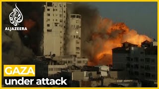 Israel bombards government buildings in Gaza amid ground raids