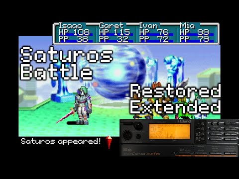 Saturos Battle (Restored) [10 min] - Golden Sun