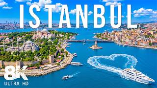 Istanbul 4K 🇹🇷 | Bosphorus Views, Hagia Sophia & Stunning Cityscapes 🌊