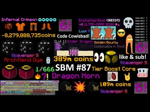 Blessed by INSANE RNG 😎🔥🤘(hypixel skyblock moments #87)