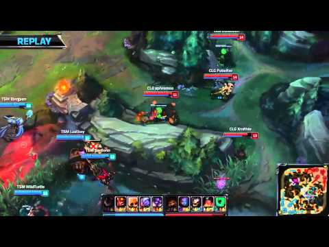 Epic Wombo Combo - TSM vs. CLG - NALCS Summer 2015 Week 5 Day 2