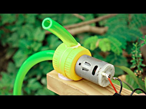 How to make Water Pump From Dc Motor at Home