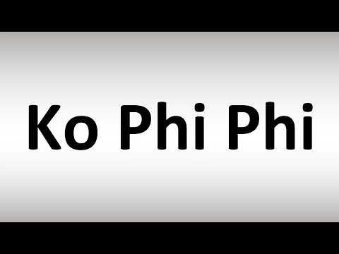 How to Pronounce Ko Phi Phi