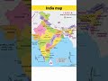India Political Map India Map Shorts