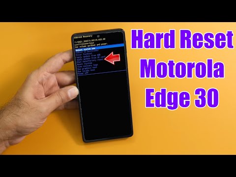 Hard Reset Motorola Edge 30 | Factory Reset Remove Pattern/Lock/Password (How to Guide)