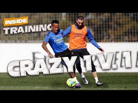 1v1 & AMAZING GOALS in training! | Real Madrid