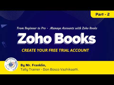  Zoho Books Tutorial #2 | Create Your Free Trial Account