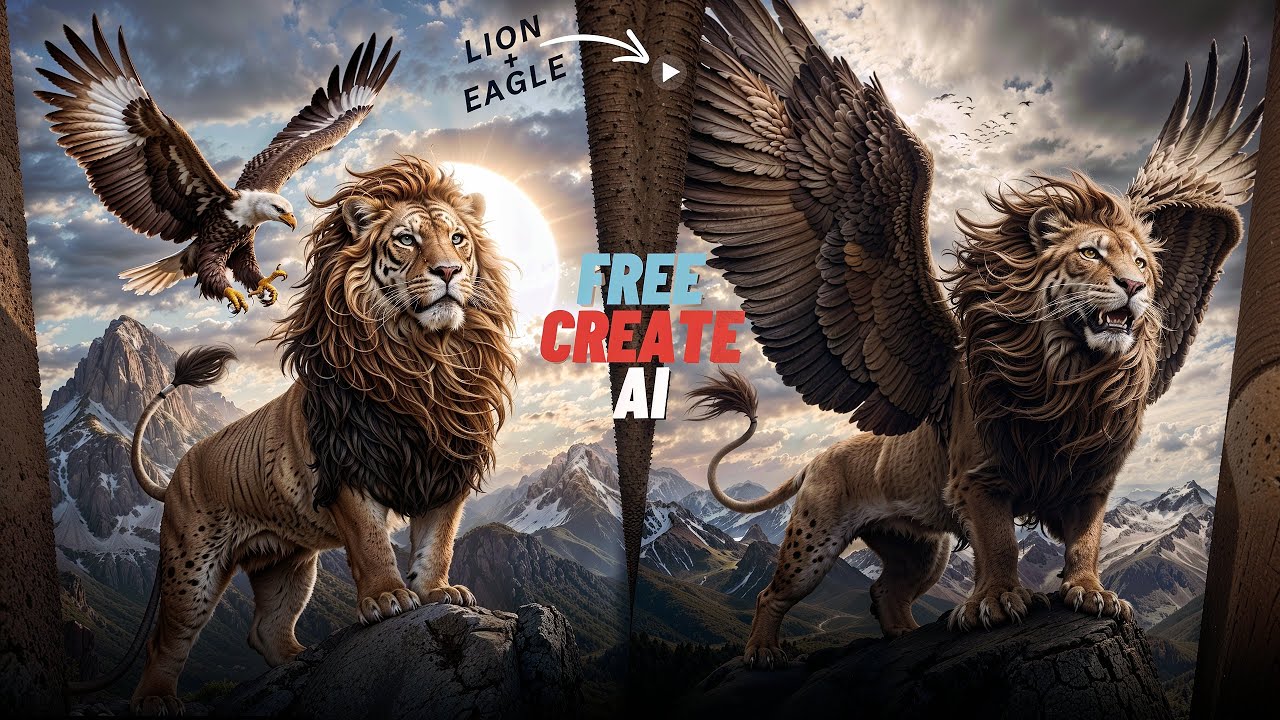 "How to Create Viral AI Hybrid Animal Videos | Instagram Trending AI Reels Editing Tutorial 2024"