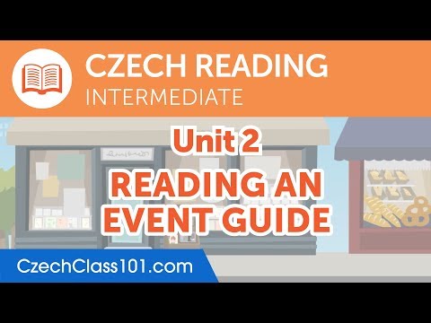 Czech Intermediate Czech Reading Practice - Reading an Event Guide