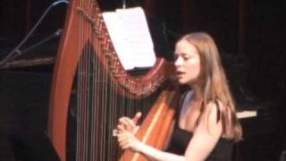 Molly Malone with harpist singer Erin Hill