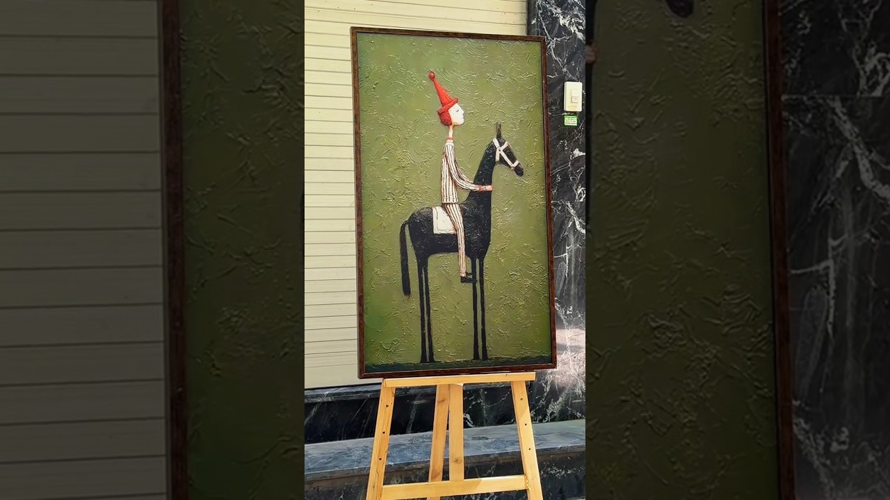 Tranh canvas: KỴ SĨ MỘNG MƠ 