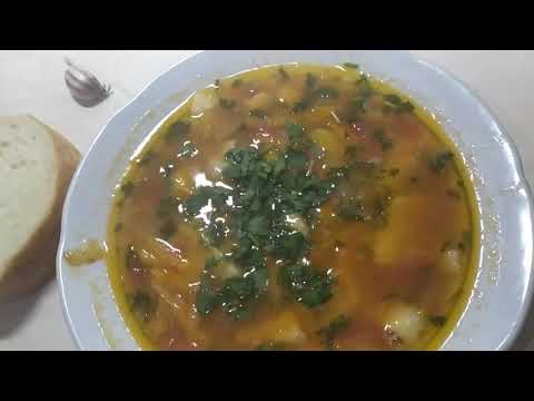 Суп с галушками./ Встречаем папу./