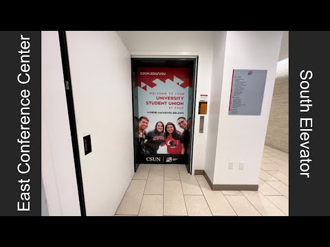 Fire Service Glitch on Camera - East Conference Center (South Car) Elevator at CSUN