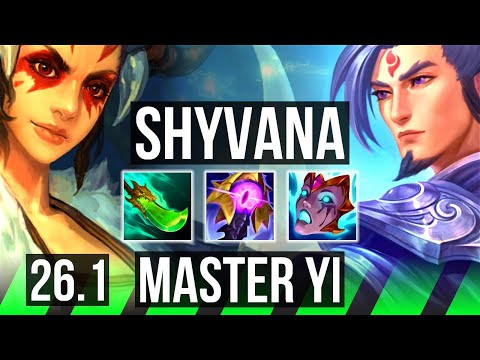 SHYVANA vs MASTER YI (JGL) | 6k gold comeback | EUW Master | 26.1