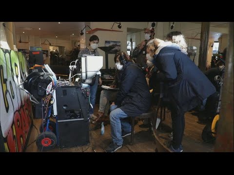 Film show: Behind the scenes at a Paris film shoot under lockdown