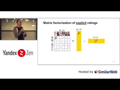 Y-DATA#3 - Andrey Zimovnov: Large-scale recommender system for algorithm-driven content feed