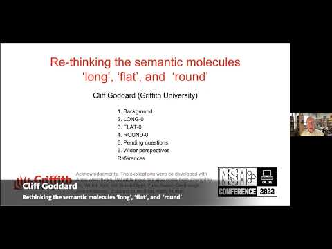 Cliff Goddard | Rethinking the semantic molecules ‘long’, ‘flat’, and  ‘round’