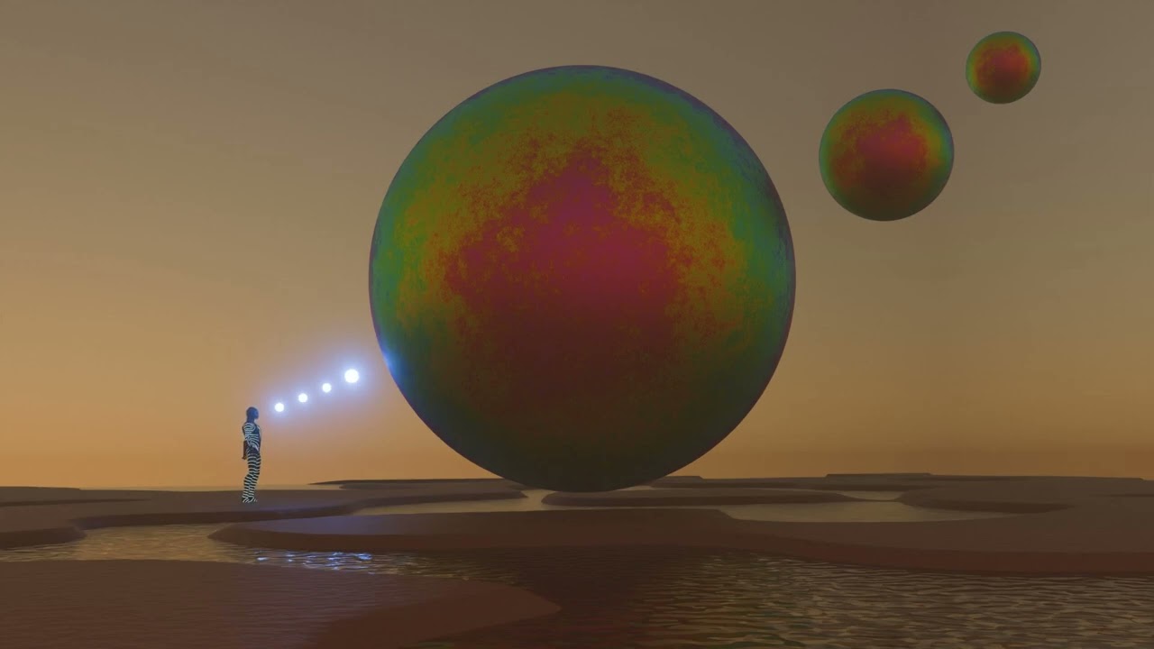 Sci-Fi Surreal Sunset 3D Model