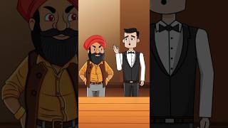 Funny Restaurant Fight😂...#funny #prank #comedy #restaurant #food #animation #trending #एi_chiत्रpaट