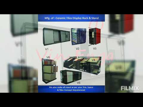 Industrial tile display stand