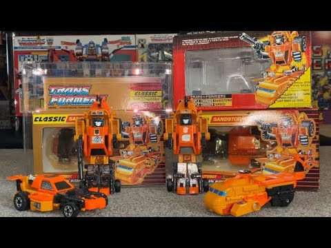Transformers generation one Sandstorm review. G1 complete vintage collection variant generations