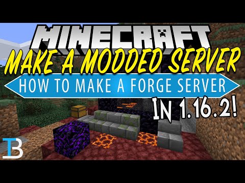 How To Make A Modded Server in Minecraft 1.16.2 (Make A 1.16.2 Forge Server!)