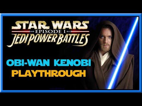 Star Wars Episode 1 Jedi Power Battles - Full Game 100% Playthrough (PS5)