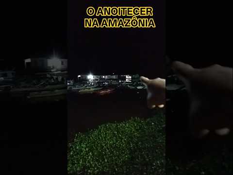 O ENCANTADOR ANOITECER NA MINHA CIDADE MANAQUIRI NO MEIO DA AMAZÔNIA🛟🚢🛥️