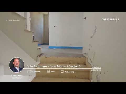 Vila lux 4 camere (179mp totali) - 15 minute de metrou Pacii — Video