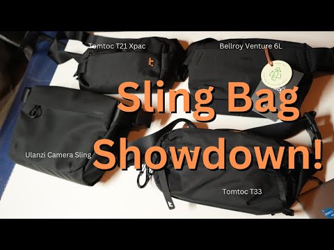 Honest Sling Bag Showdown: Tomtoc T33, Bellroy Venture 6L, Ulanzi Camera, Tomtoc T21 explorer!