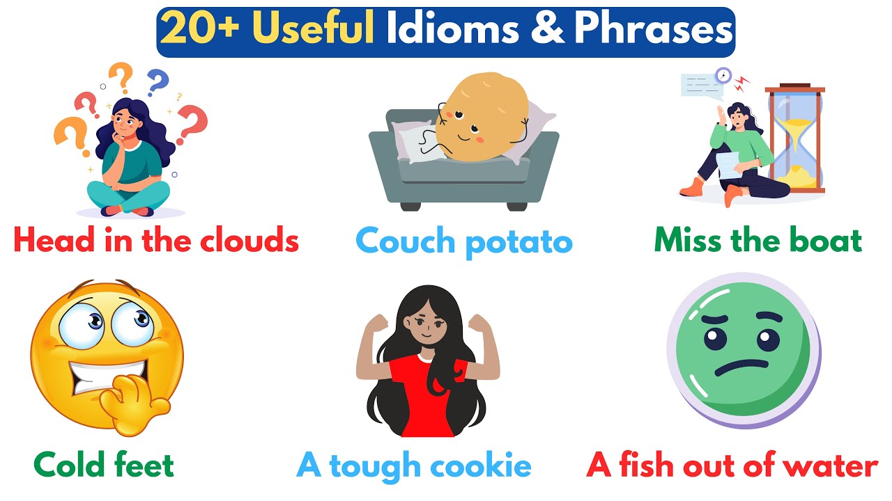 20+ Idioms & Phrases | Common Idioms in English | Vocabulary