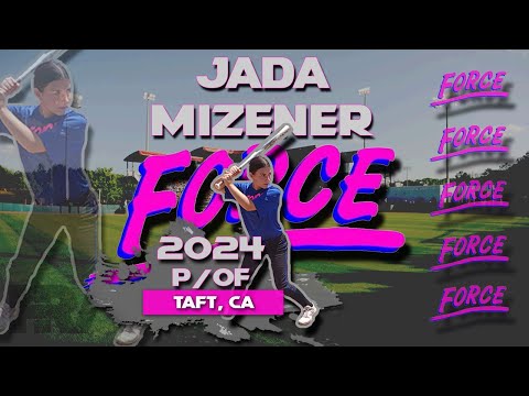 2024 Jada Mizener Pitcher and Outfield, Softball Skills Video - Fresno Force
