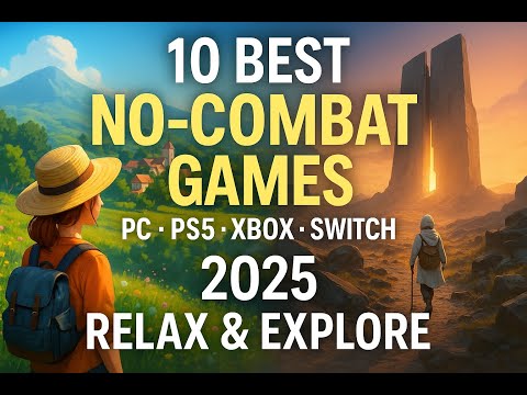 10 Best NO-COMBAT Games (PC · PS5 · Xbox · Switch) – 2025 Relax & Explore