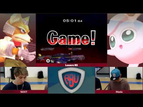 ABU 17: Mada (Puff) vs. NOOT (Fox) -  SSBM Singles Losers Quarters