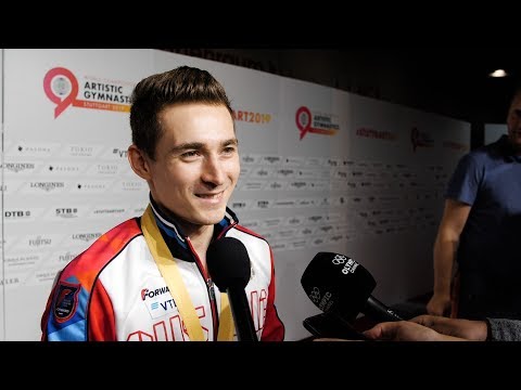 David Belyavskiy (RUS) Interview 2019 Worlds Stuttgart - Team Final