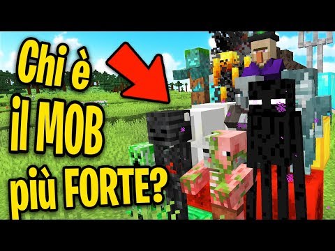 MEGA TORNEO DI TUTTI I MOB di MINECRAFT 1.14