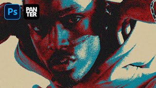 How to Combine 3 Types Of Colored Threshold Effects in Photoshop