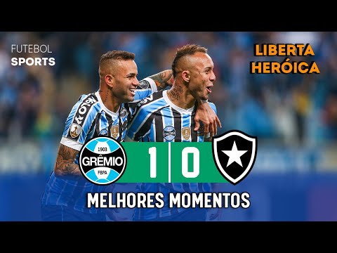 Grêmio 1 x 0 Botafogo - Libertadores - 20/09/2017 - Melhores Momentos - Jogos Históricos