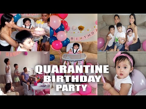 VLOG#32 CHARLOTTE'S 1st BIRTHDAY AT HOME -QUARANTINE VLOG