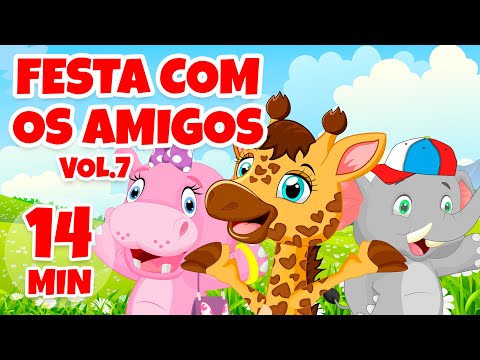 Festa com os Amigos da Giramille Vol. 7 - Giramille 14 min | Desenho Animado Musical