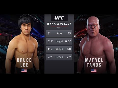 Bruce Lee vs Marvel Thanos (EA UFC 3)