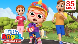Download lagu Ayo Belajar Naik Sepeda Bersama🚴🏽Lagu Anak | Little Angel Bahasa Indonesia mp3