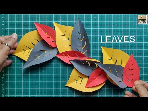 BUNCH of Colorful LEAVES for Bulletin Board Border | Student -Teacher Activity | DIY