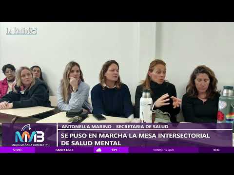 Se puso en marcha la mesa intersectorial de salud mental